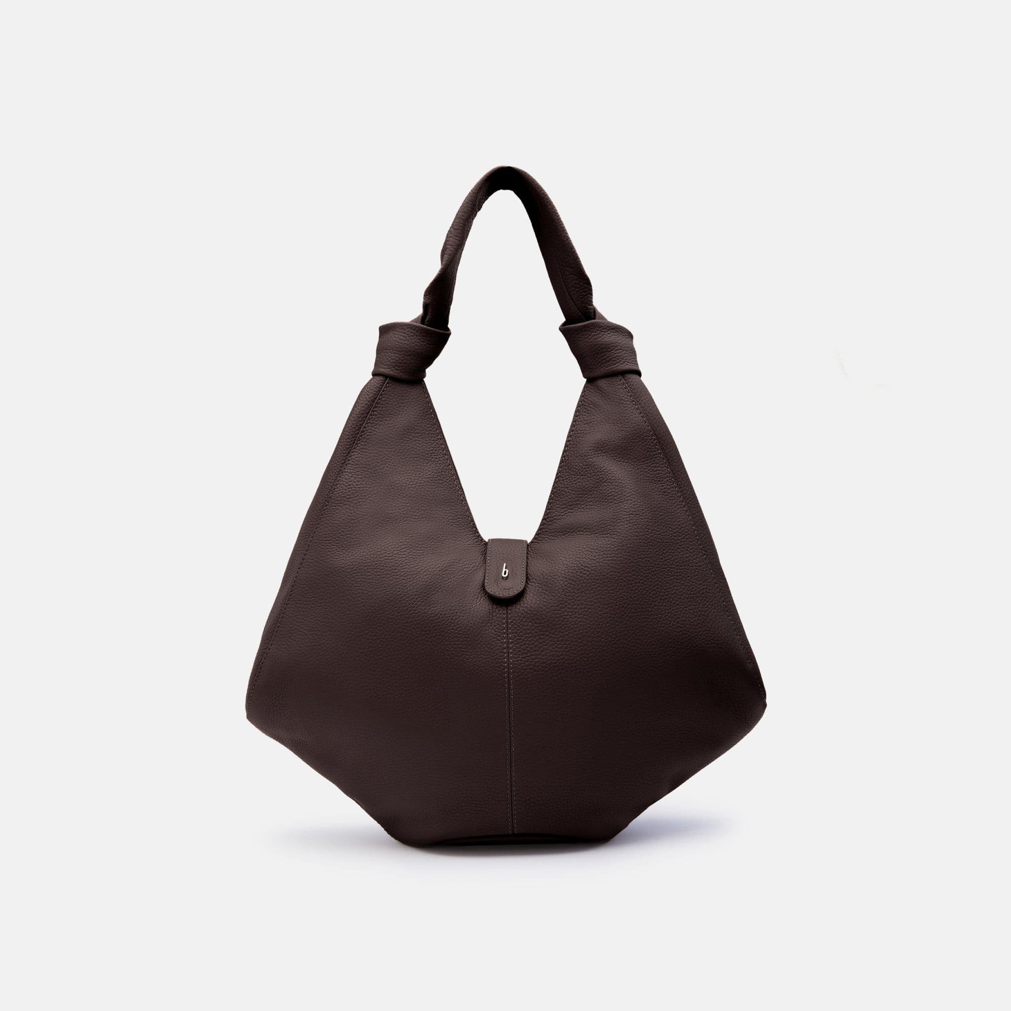 Behno Nelli Hobo in pebble cacao