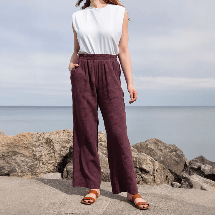 Airy Gauze Trousers